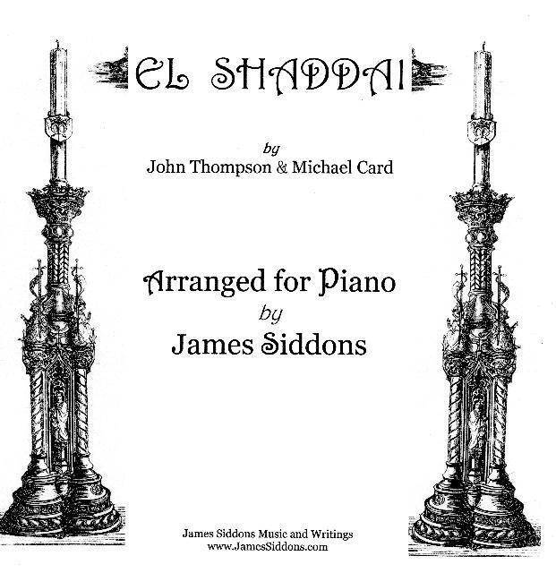 El Shaddai piano cover art